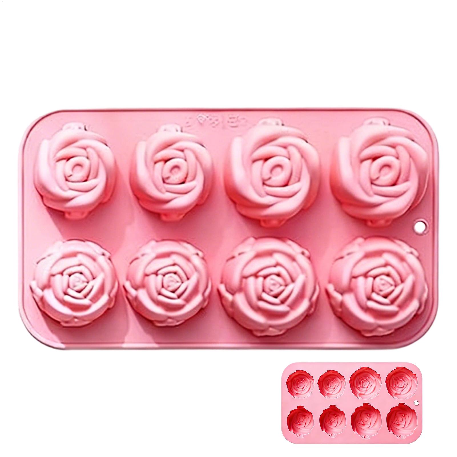 8 Holes Rose Flower Silicone M - Candle Making Supplies Kit avaliação e preço