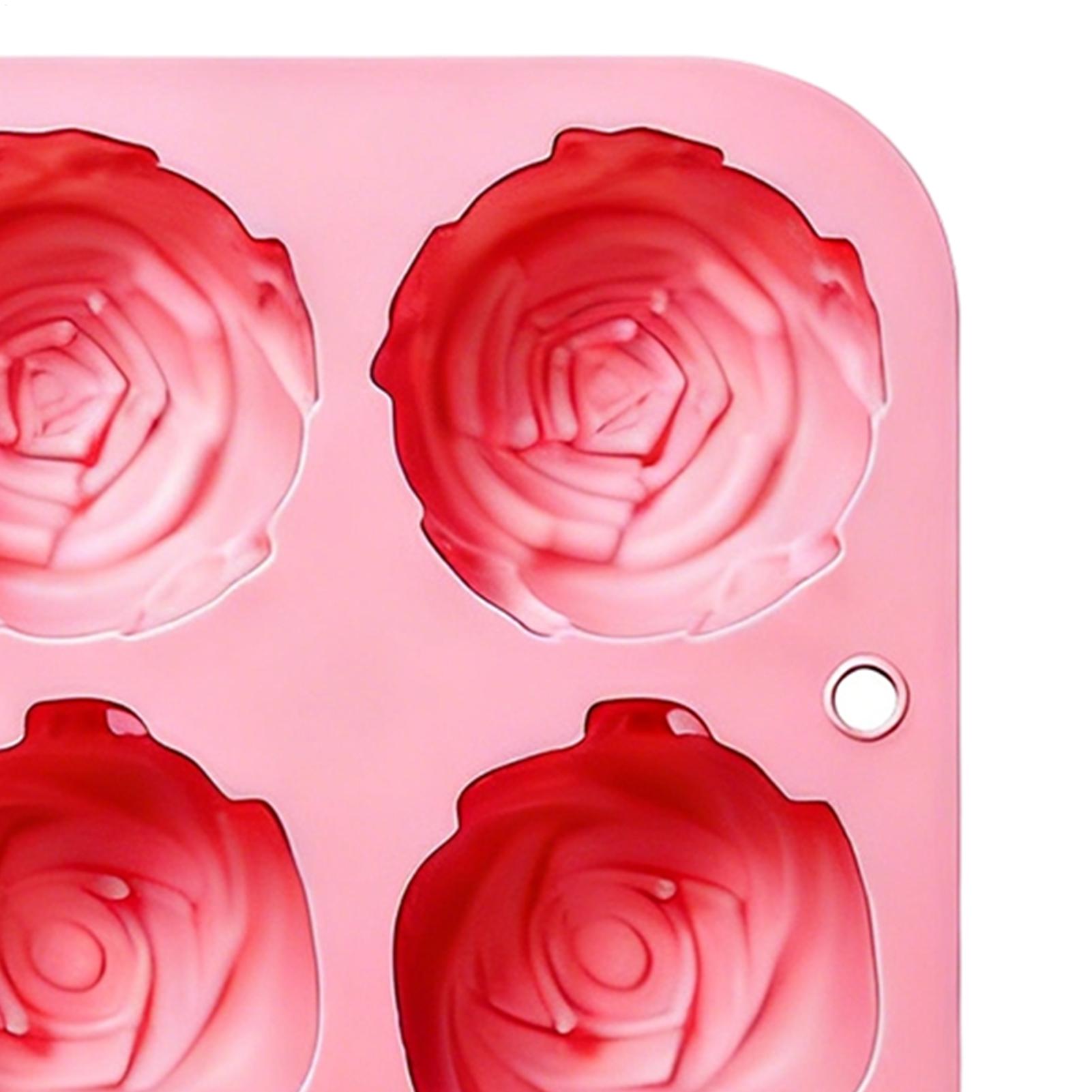 8 Holes Rose Flower Silicone M - Candle Making Supplies Kit avaliação e preço