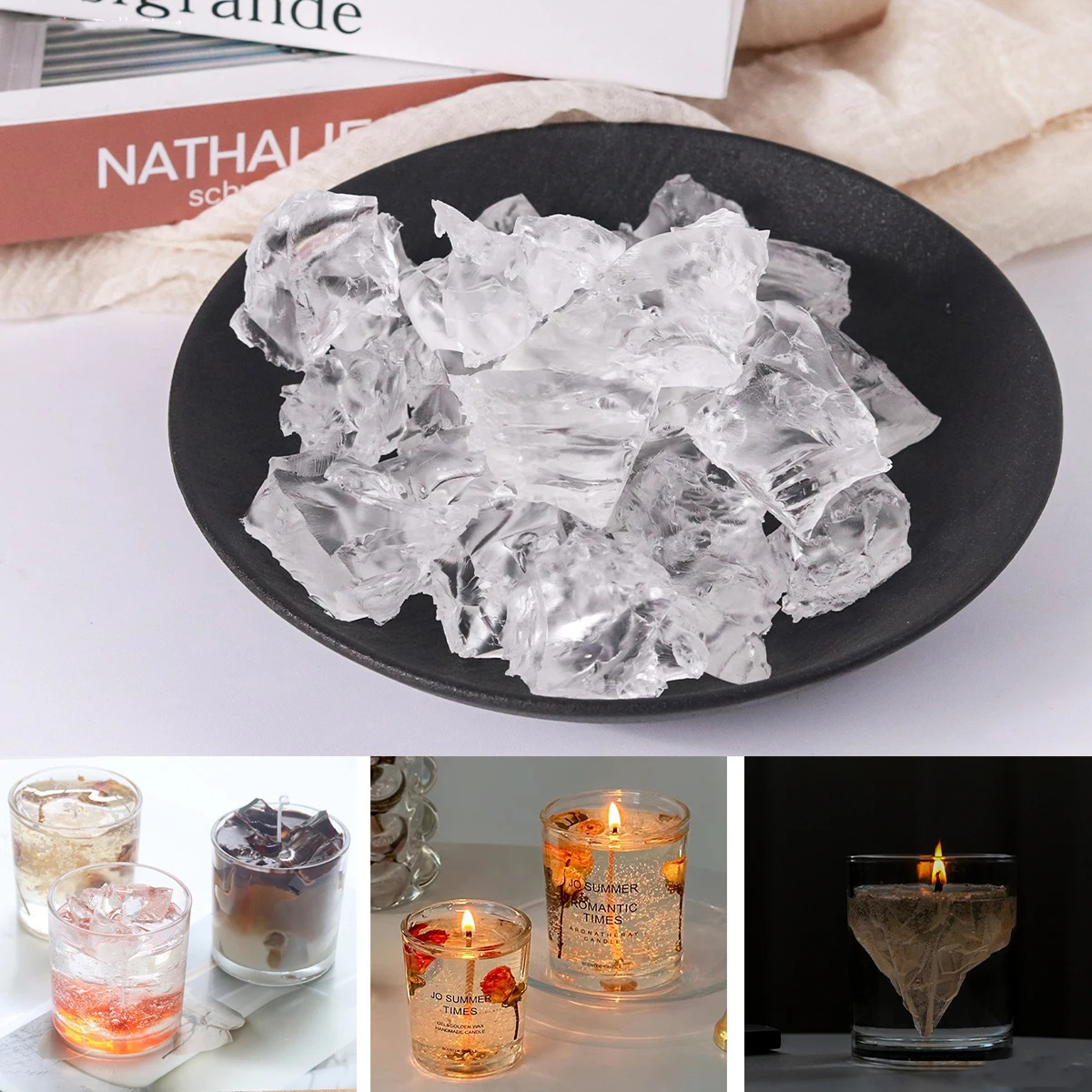 100G 7Colors Jelly Wax DIY Han - Candle Supplies Shop avaliação e preço