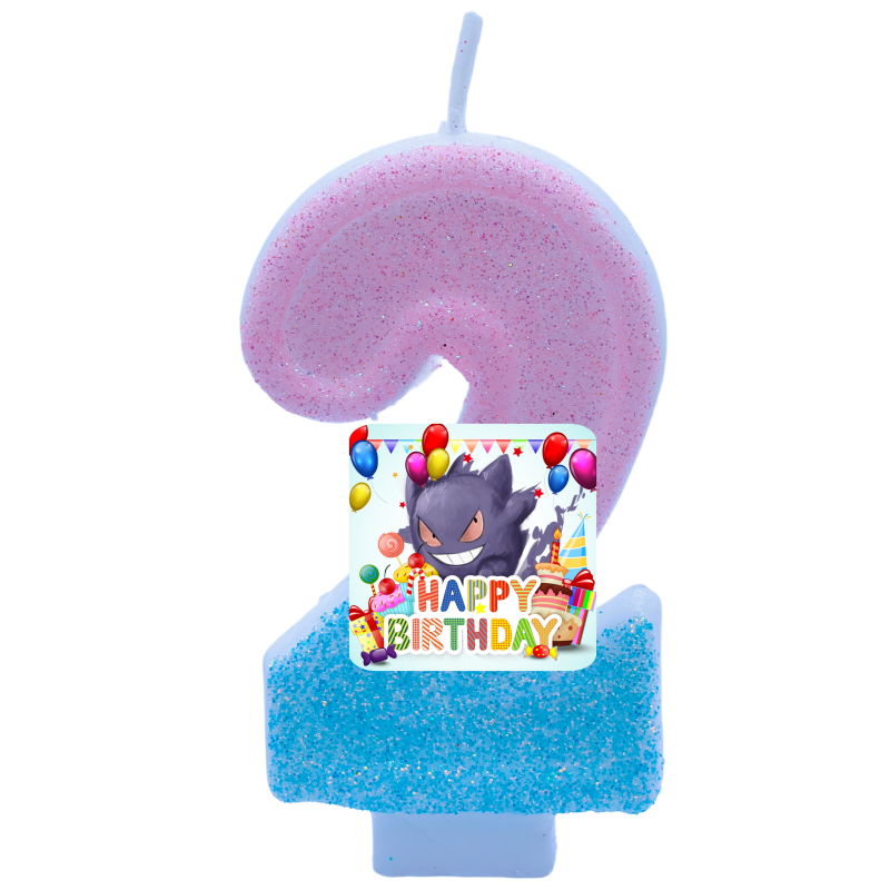 Pokemon Gengar Candles Themed  - Zebra Candle Supplies avaliação e preço