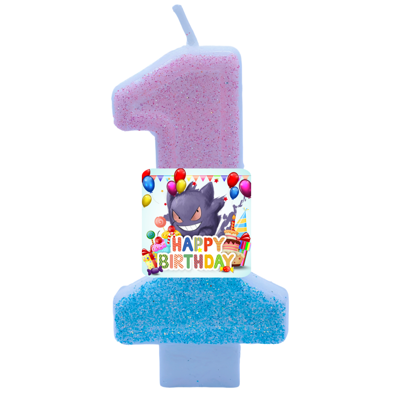 Pokemon Gengar Candles Themed  - Zebra Candle Supplies avaliação e preço
