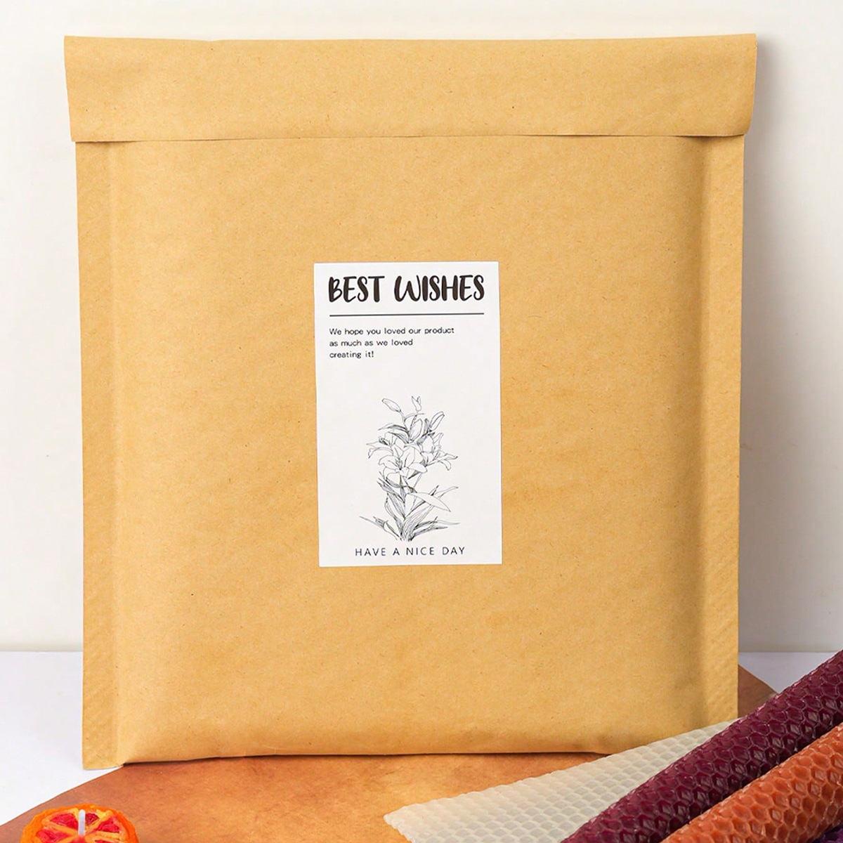 6 Pcs /15*20cm Beeswax Candle  - Candle Supplies Beeswax avaliação e preço