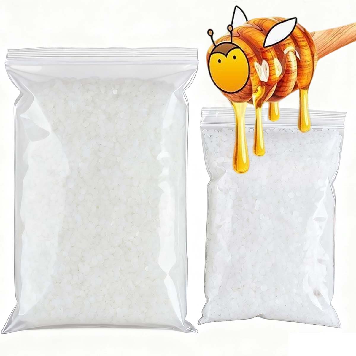 200g-1000g White Beeswax Pure  - Candle Supplies Beeswax avaliação e preço