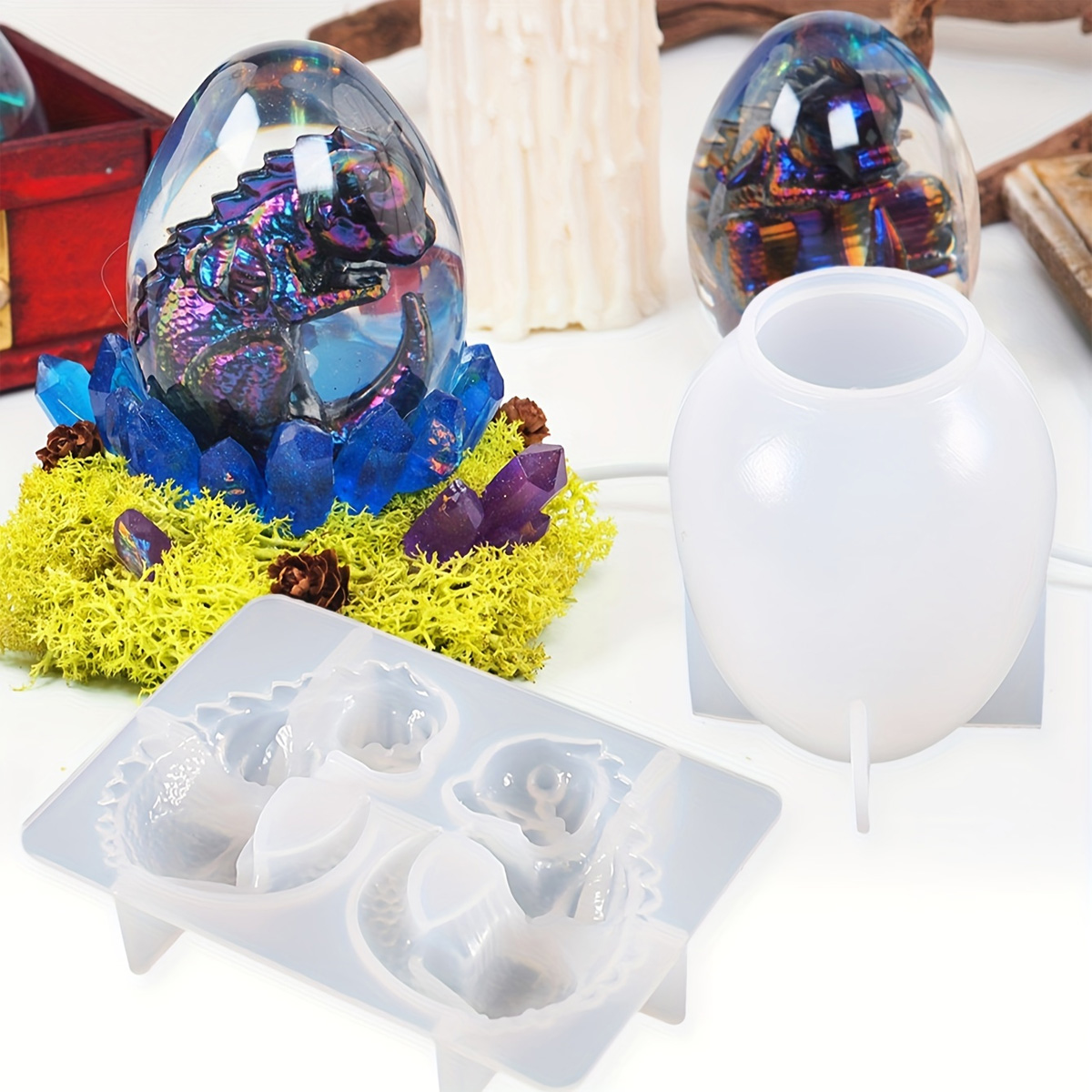 Silicone Dragon Egg Molds, 2-P - Candle Making Supplies Kit avaliação e preço