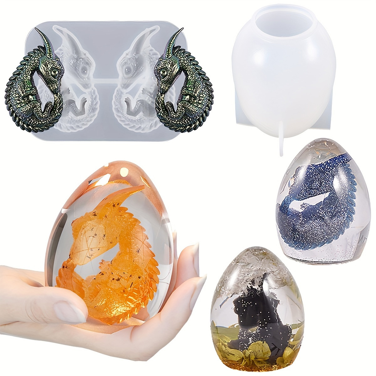 Silicone Dragon Egg Molds, 2-P - Candle Making Supplies Kit avaliação e preço