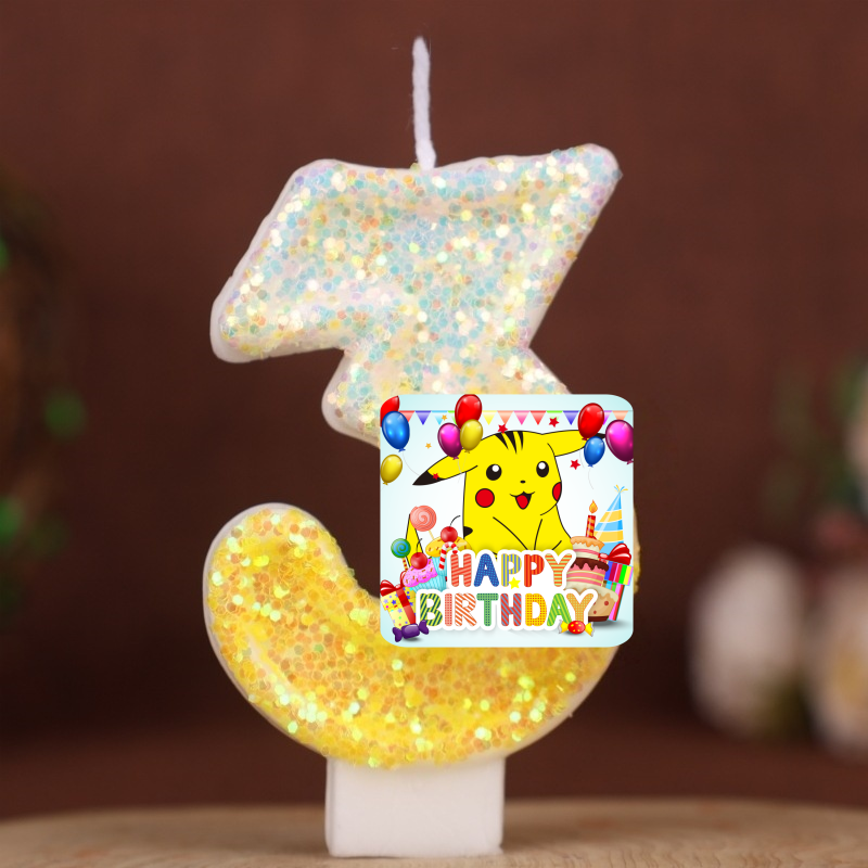 Pokemon Monster Pikachu Candle - Zebra Candle Supplies avaliação e preço