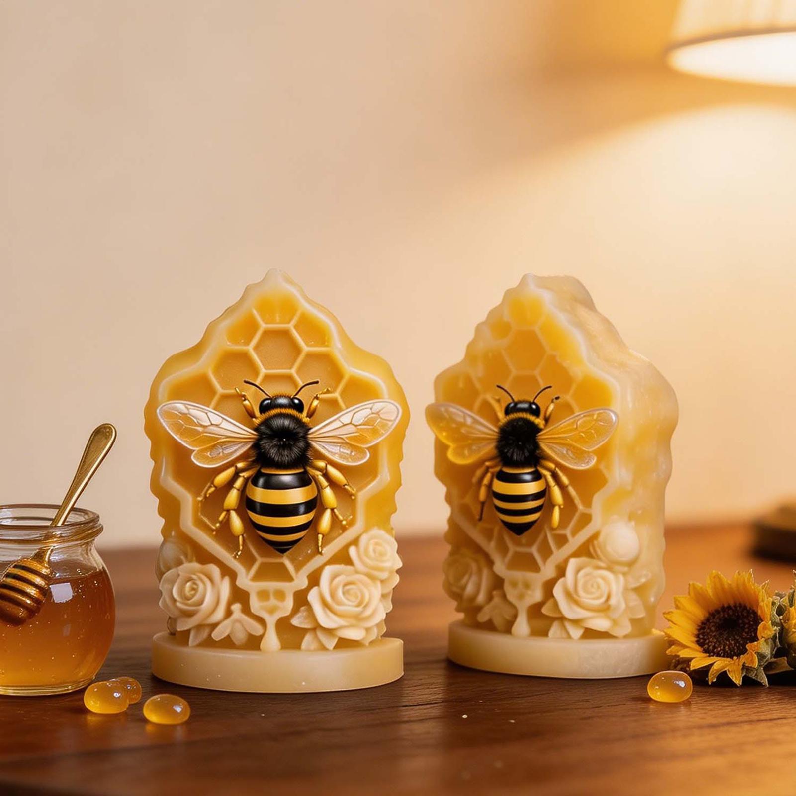 Honey Comb Silicone Mold 3D Ho - Candle Supplies Beeswax avaliação e preço