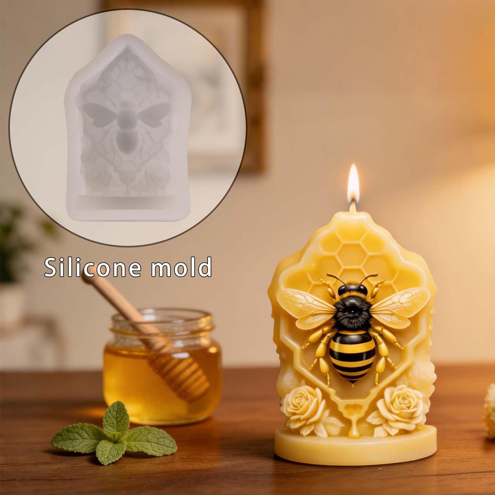 Honey Comb Silicone Mold 3D Ho - Candle Supplies Beeswax avaliação e preço