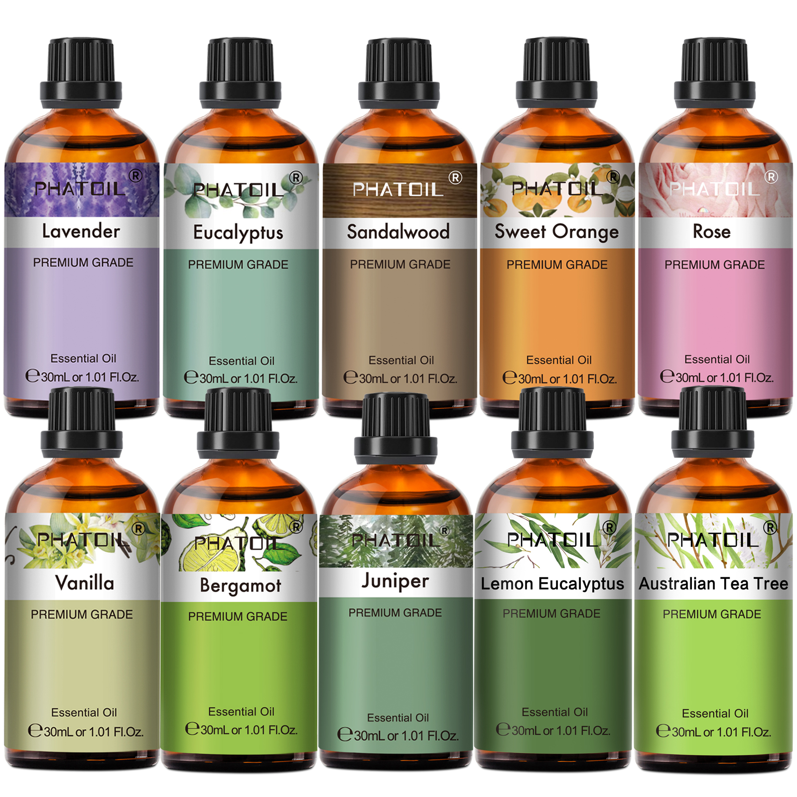 PHATOIL 1PCS Aromatherapy Esse - Candle Making Supplies Fragrance Oils avaliação e preço