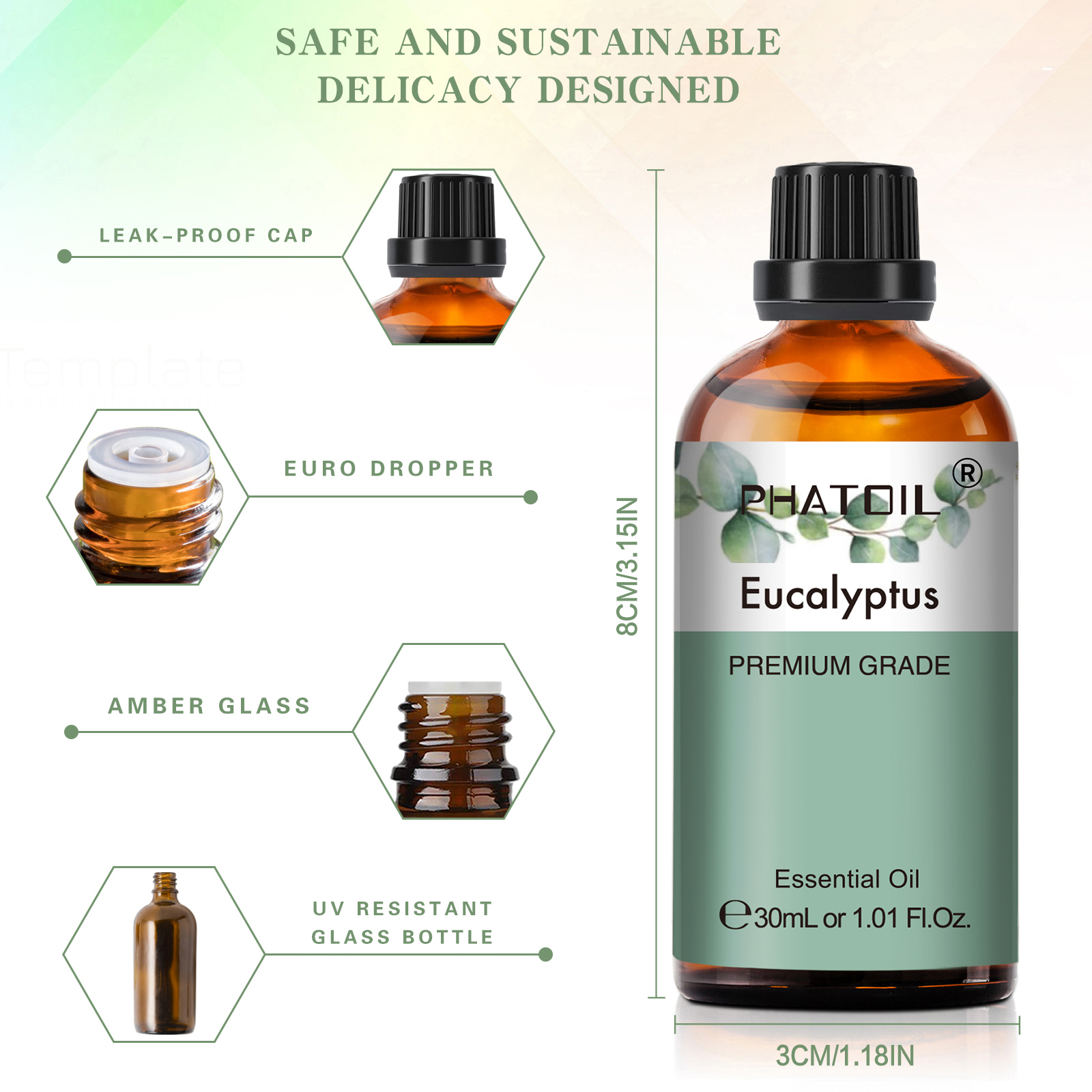 PHATOIL 1PCS Aromatherapy Esse - Candle Making Supplies Fragrance Oils avaliação e preço