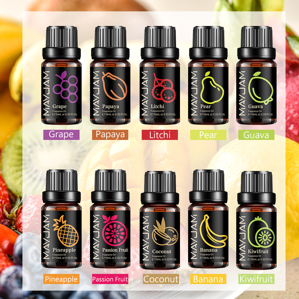 MAYJAM Fruit Essential Oil 10m - Candle Making Supplies Fragrance Oils avaliação e preço