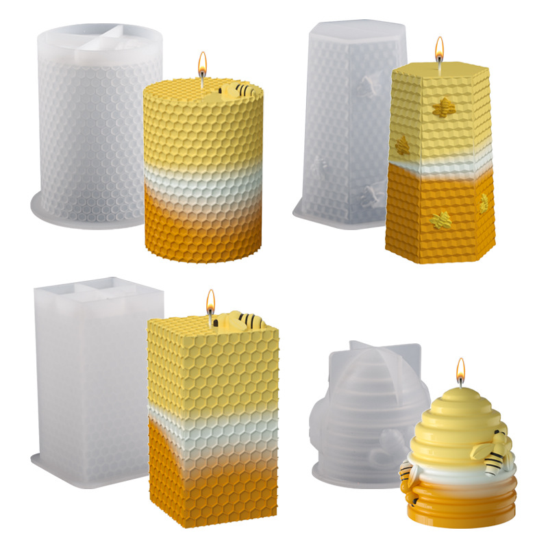 Candle Silicone Mold 3D Bee Ho - Candle Supplies Beeswax avaliação e preço
