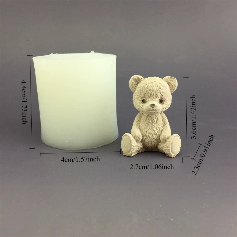 Cute Bear Honey Jar Silicone C - Candle Supplies Shop avaliação e preço