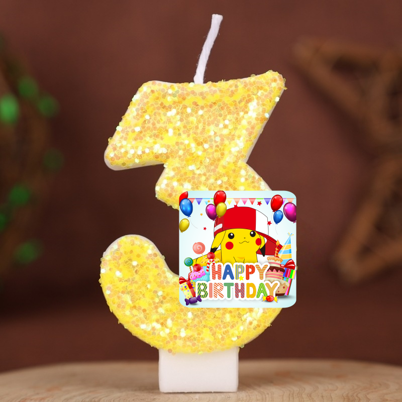 Pokemon Monster Pikachu Candle - Zebra Candle Supplies avaliação e preço