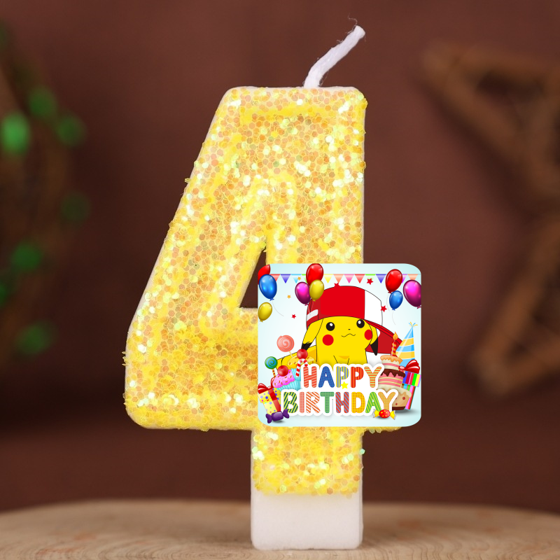 Pokemon Monster Pikachu Candle - Zebra Candle Supplies avaliação e preço