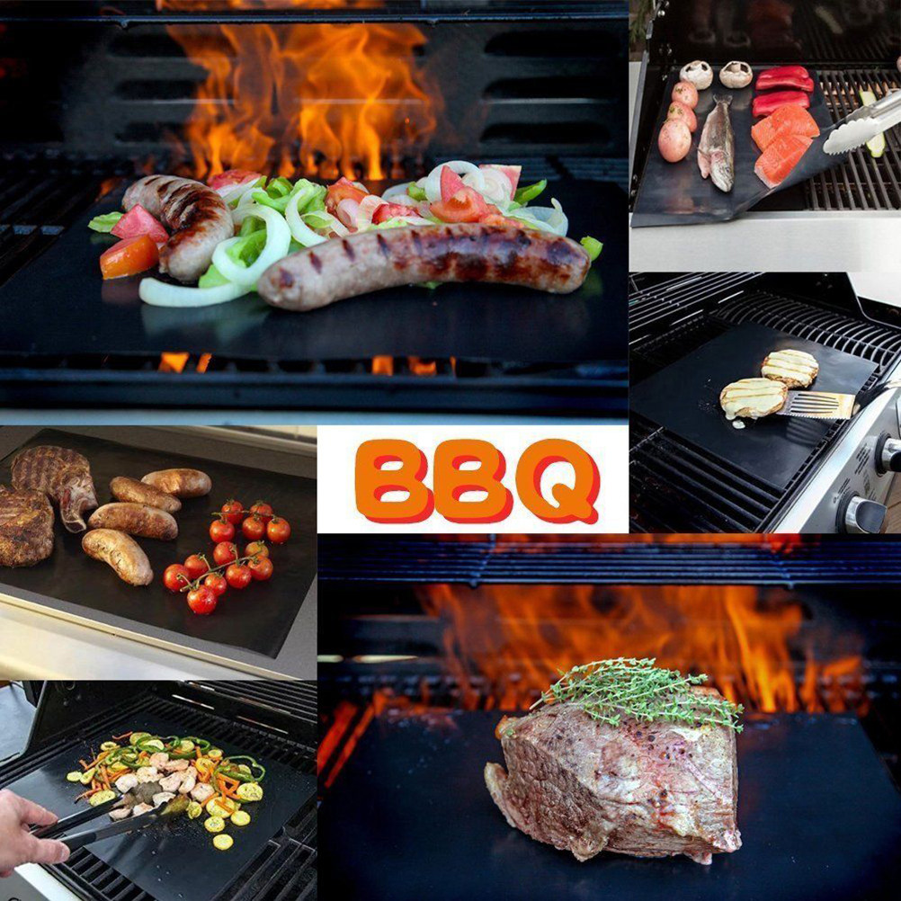 Bbq Grill Mat Non-Stick Heat R - Heat Resistant Mat avaliação e preço