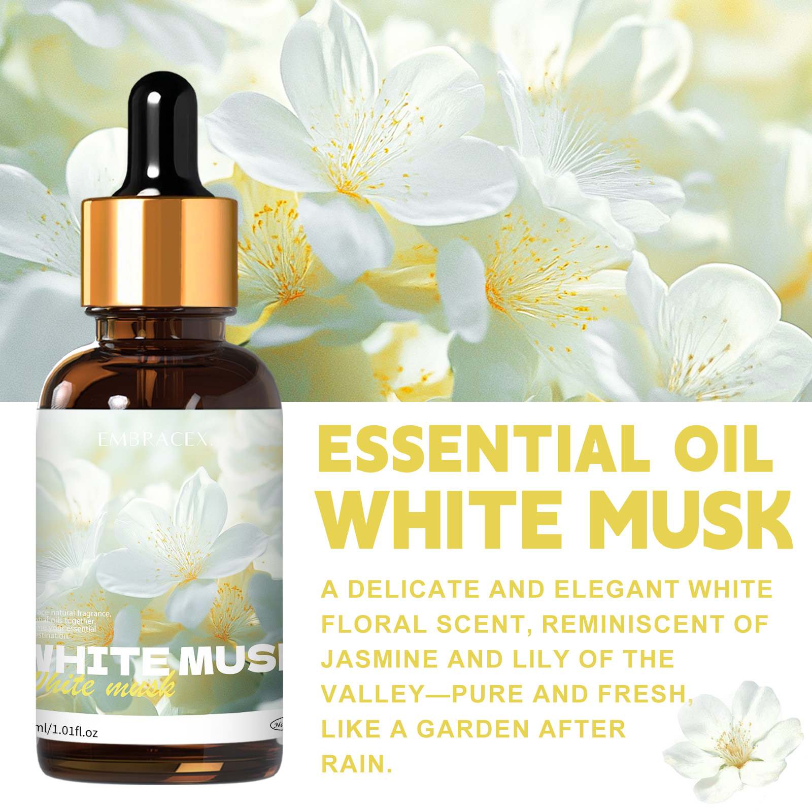 30ml White Musk Essential Oil  - Candle Fragrance Supplies avaliação e preço