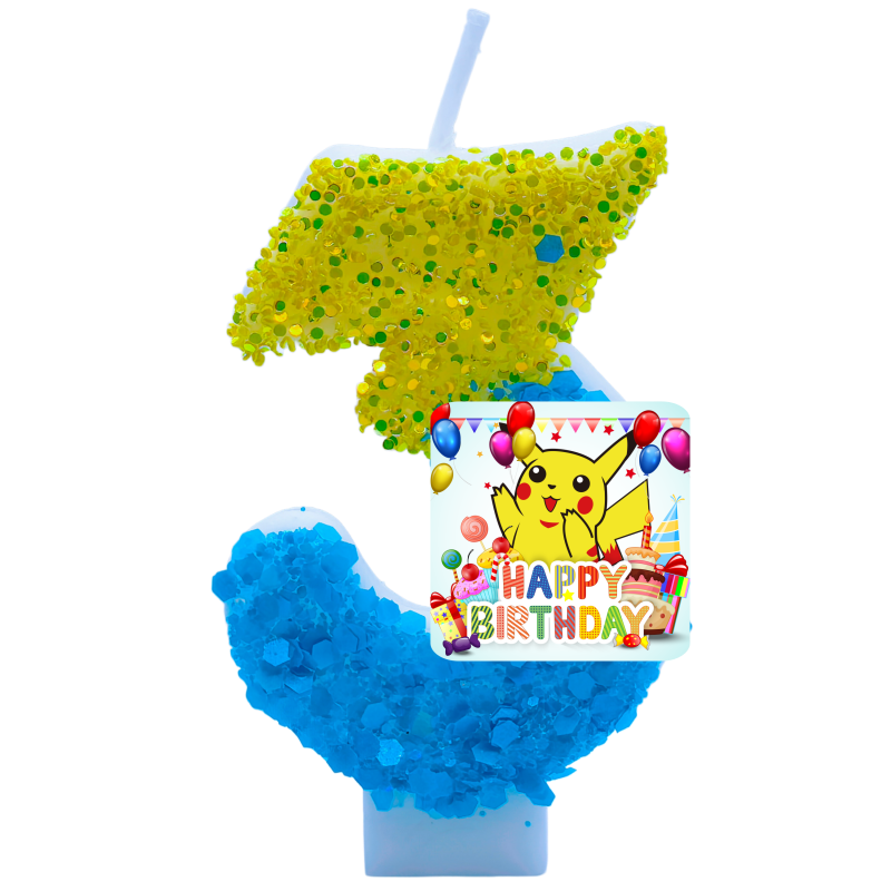 Pokemon Monster Pikachu Candle - Zebra Candle Supplies avaliação e preço
