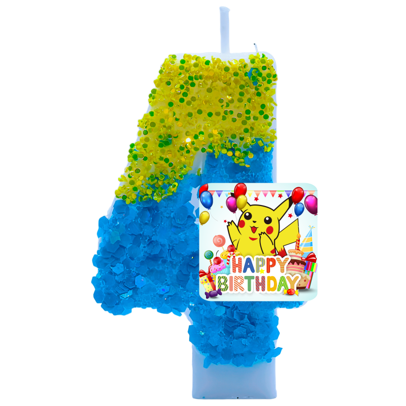Pokemon Monster Pikachu Candle - Zebra Candle Supplies avaliação e preço
