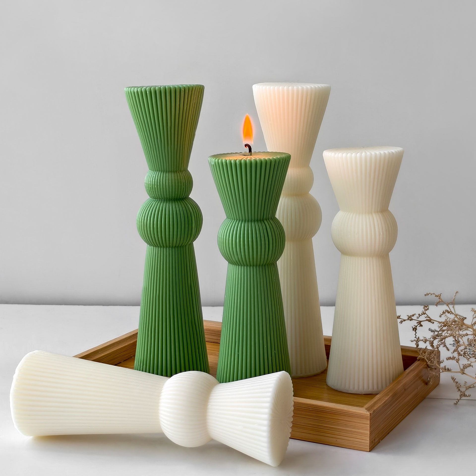 DIY Long Rod Striped Pillar Ca - Candle Supplies Shop avaliação e preço