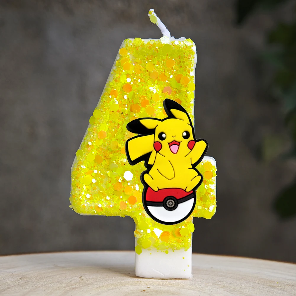 Pokemon Pikachu Candle Cartoon - Zebra Candle Supplies avaliação e preço