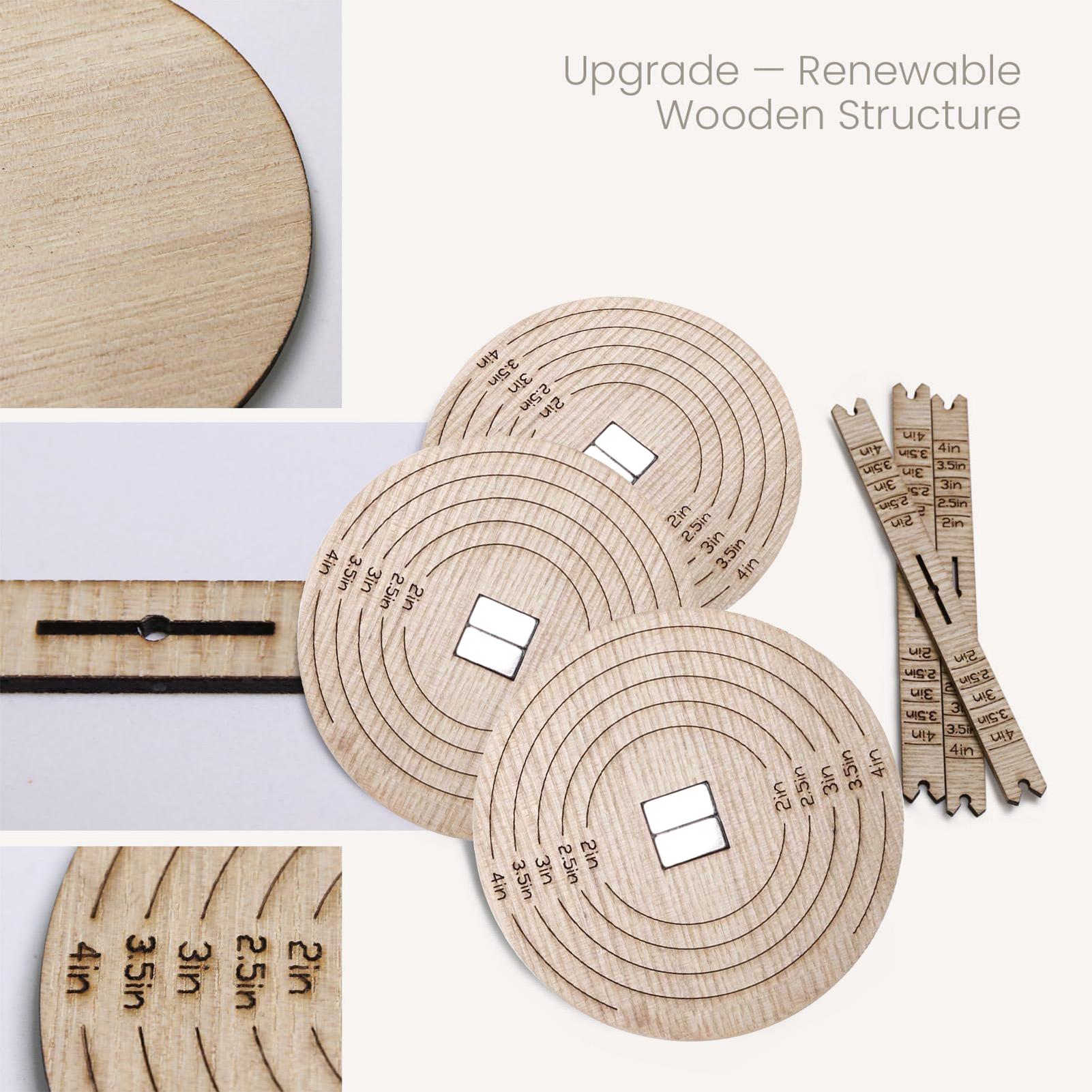 2Pcs Wick Centering Tool Woode - Candle Fragrance Supplies avaliação e preço
