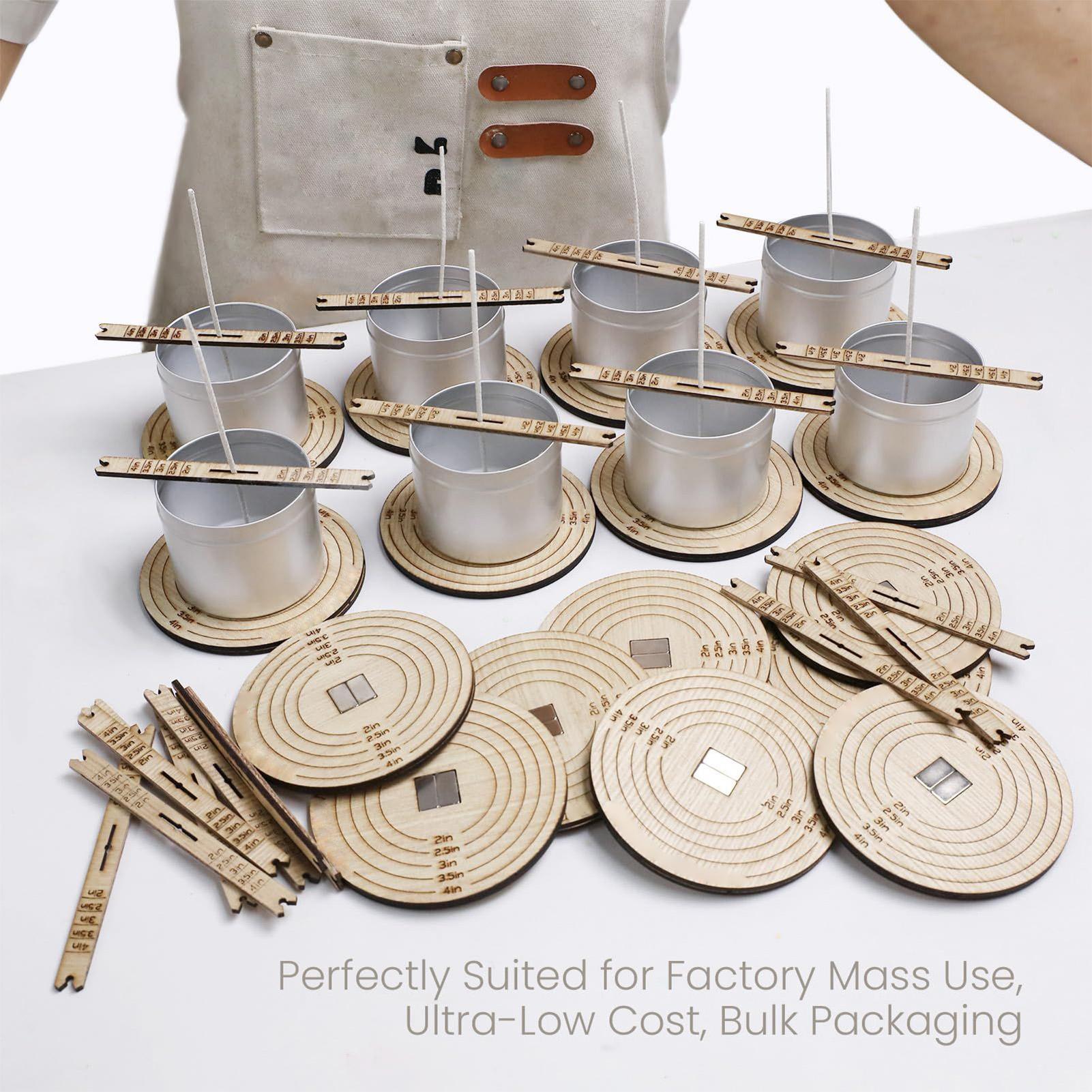 2Pcs Wick Centering Tool Woode - Candle Fragrance Supplies avaliação e preço